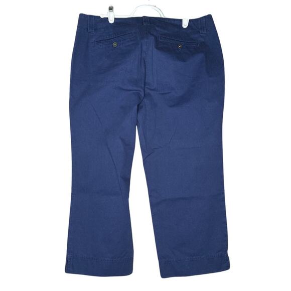 Vintage Lilly Pulitzer Navy Cropped Trouser Palm Beach Fit Coastal Grandma - Picture 2 of 10